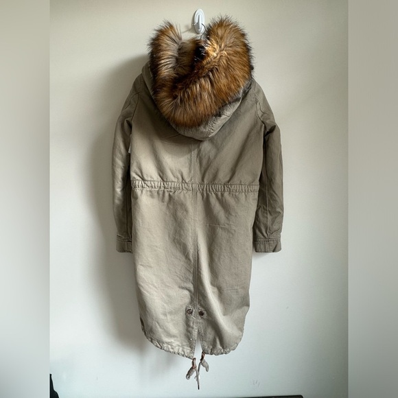 NWT Only Olive Hooded Parka Jacket, removable lining, Women's Size S - Picture 5 of 12